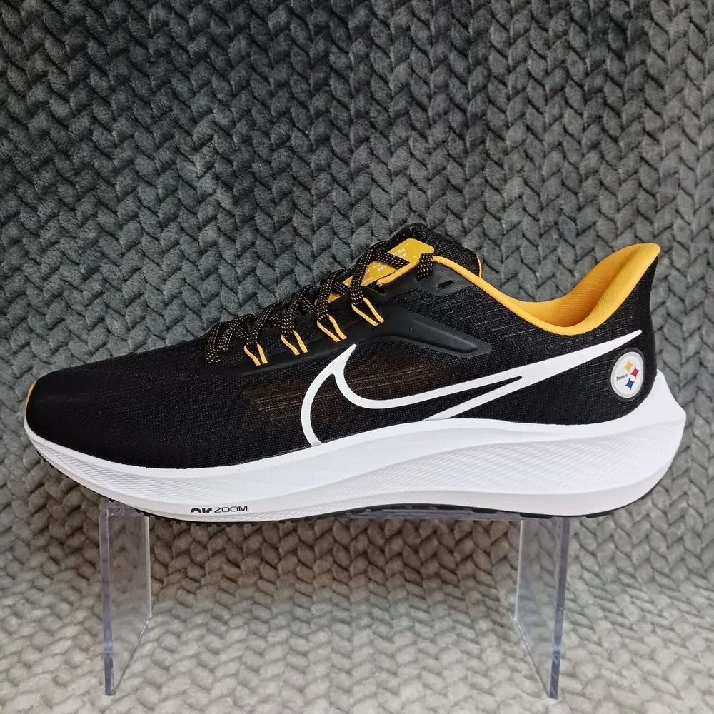 Nike Air Zoom Pegasus 39 Pittsburgh Steelers Men's Walking Running Shoes Size 12